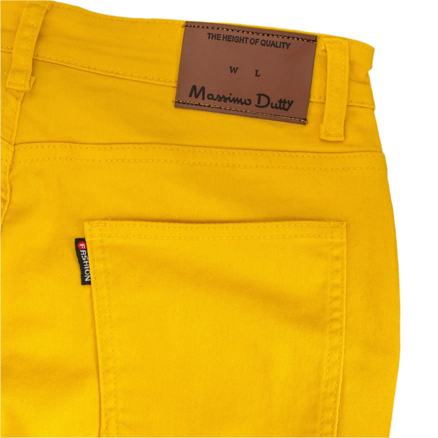 Men’s Mustard Distressed Skinny Jeans