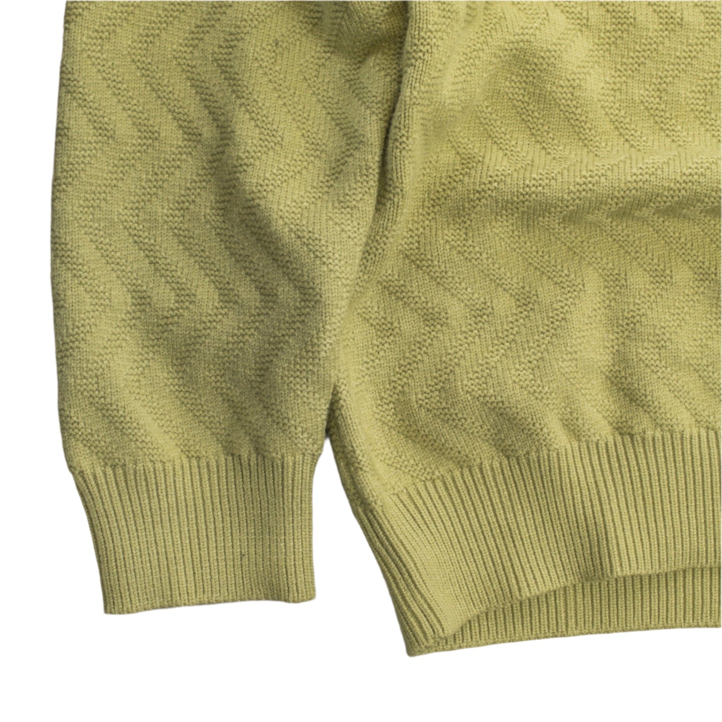 Zigzag Textured Knit Sweater