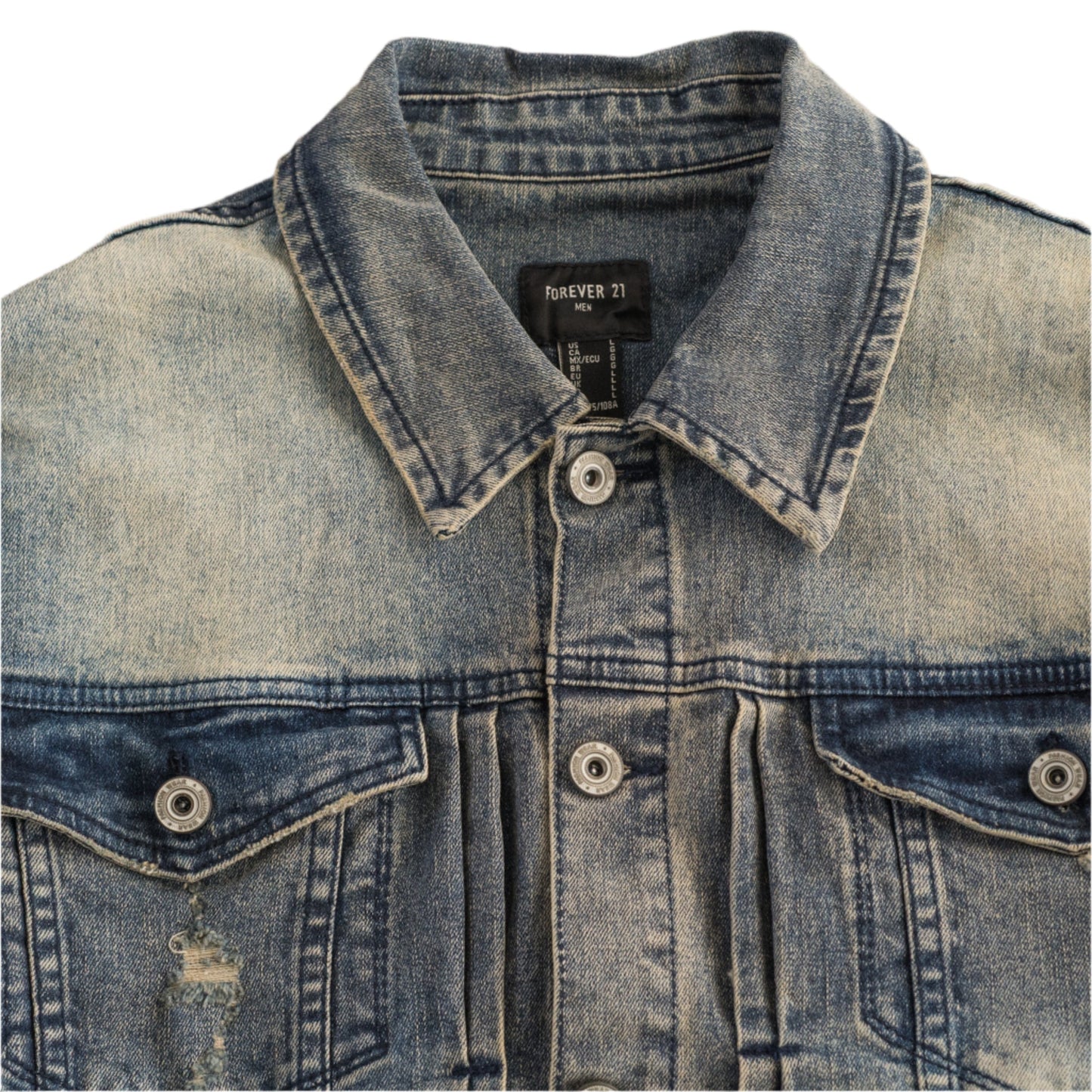 Men’s Light Wash Cargo Denim Jeans