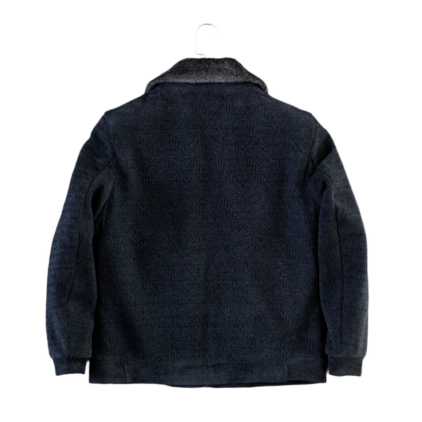 Midnight Weave Sherpa-Lined Tactical Jacket