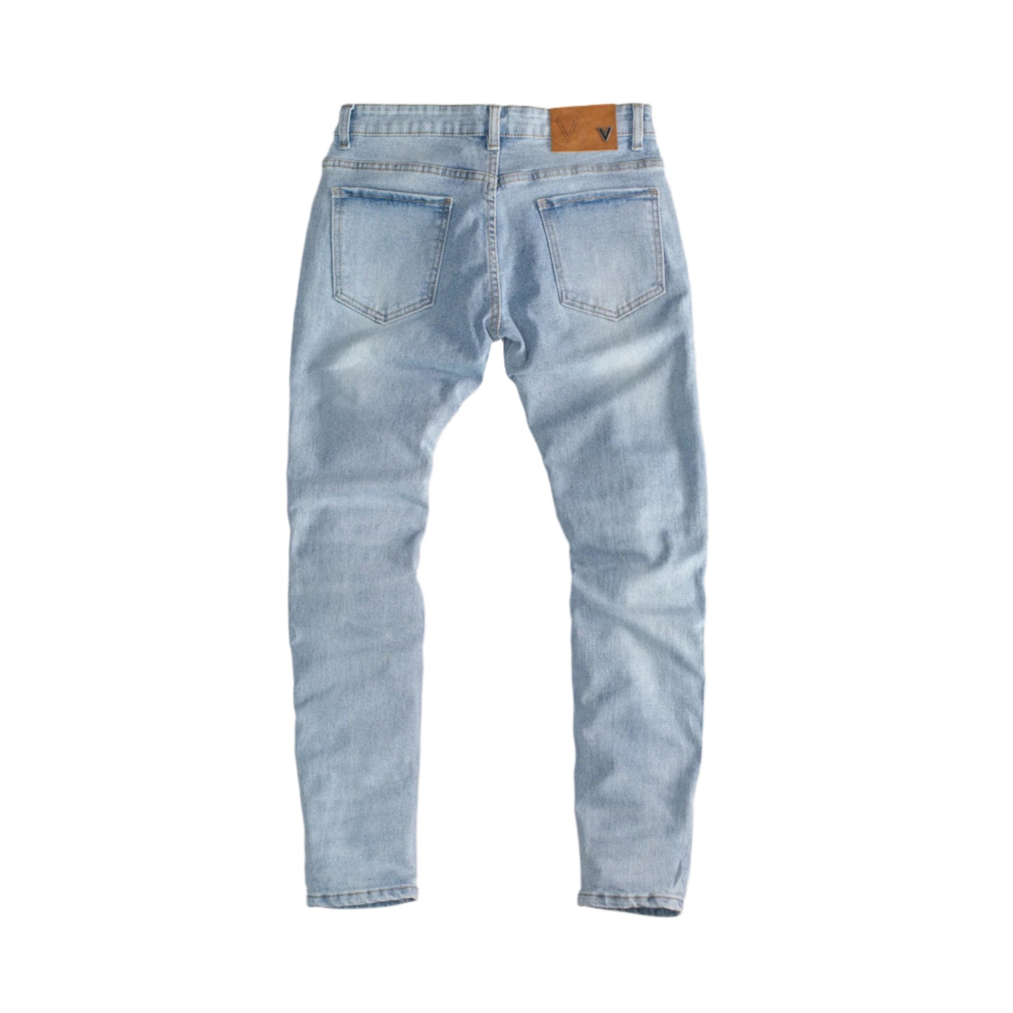 Urban Patchwork Distressed Denim Jeans