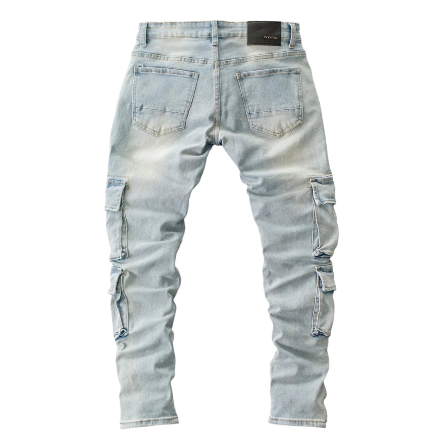 Tactical Multi-Pocket Cargo Denim Jeans