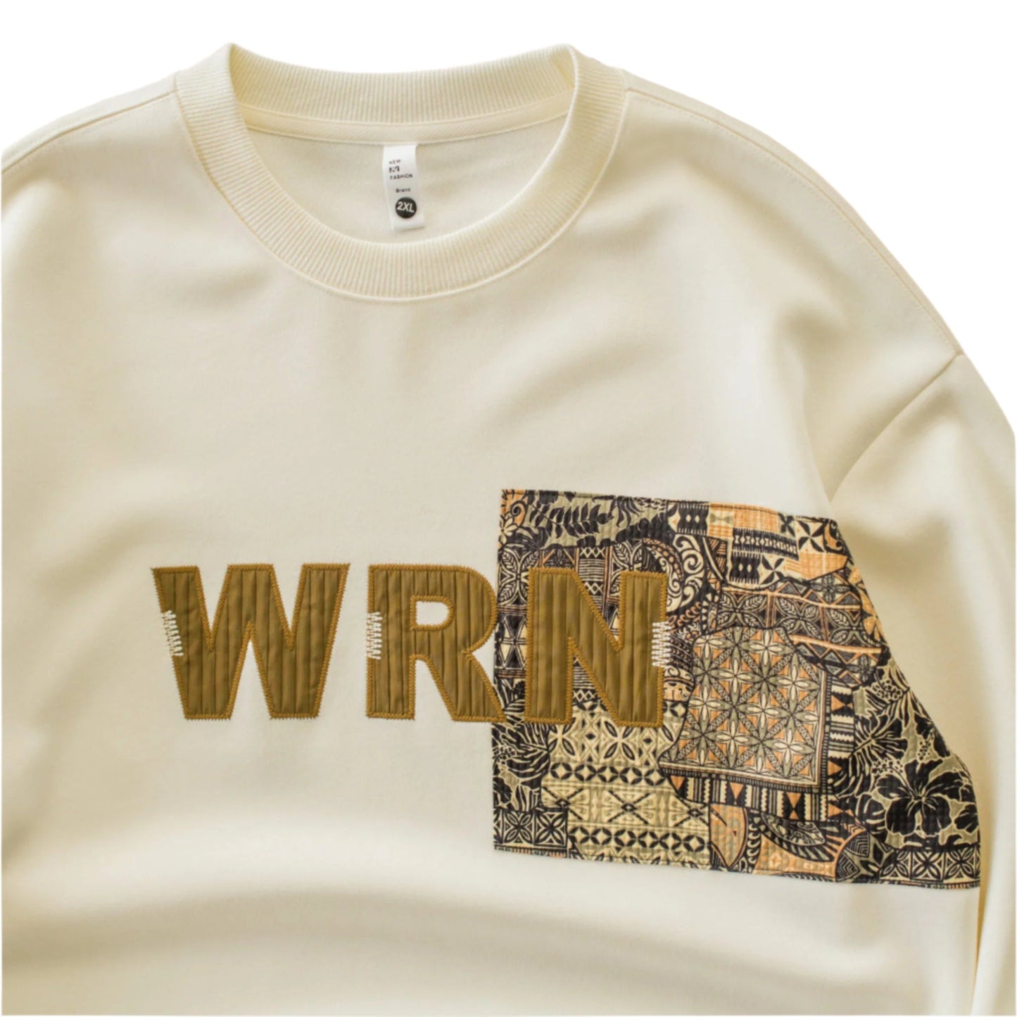 WRN Patchwork Embroidered Sweatshirt
