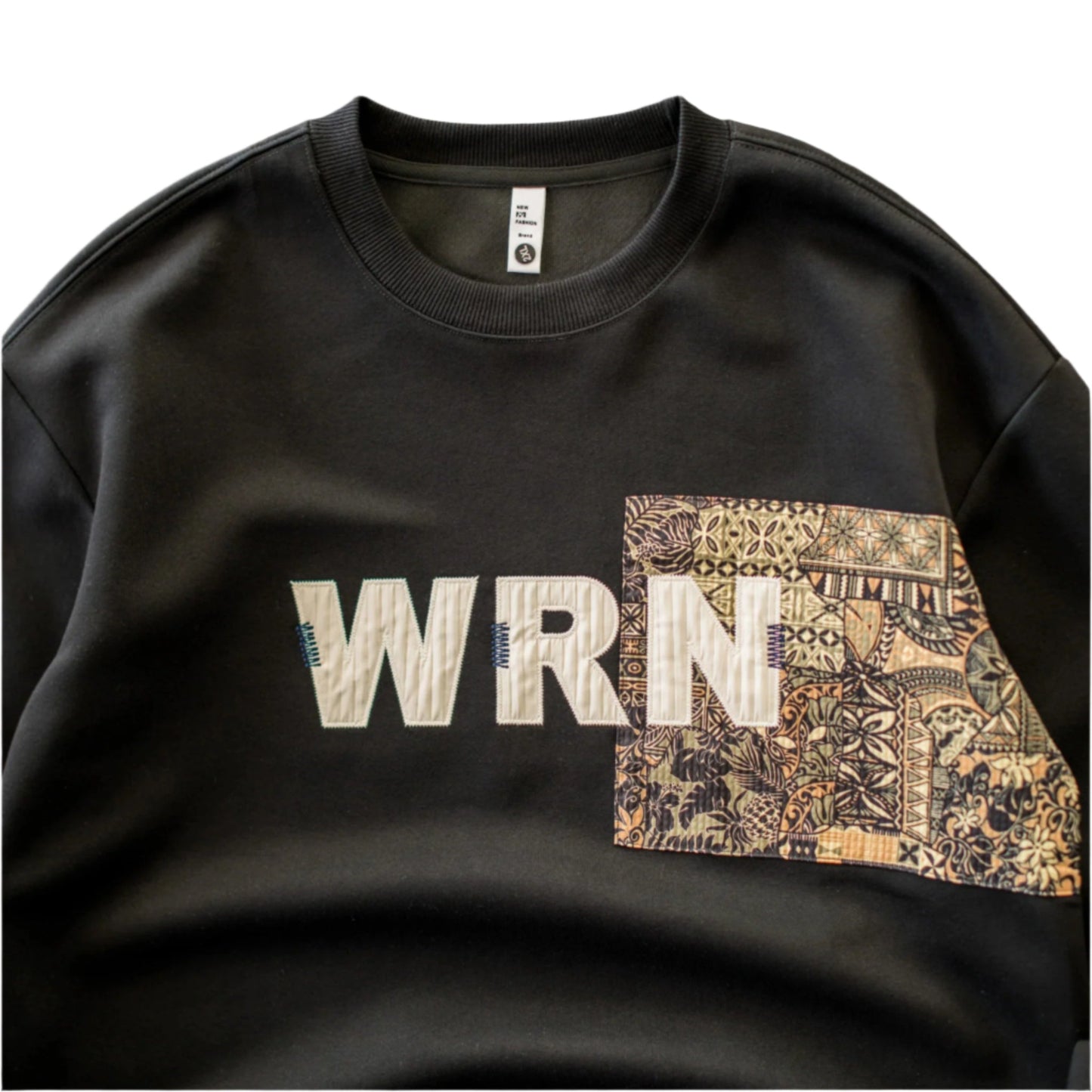 WRN Patchwork Embroidered Sweatshirt