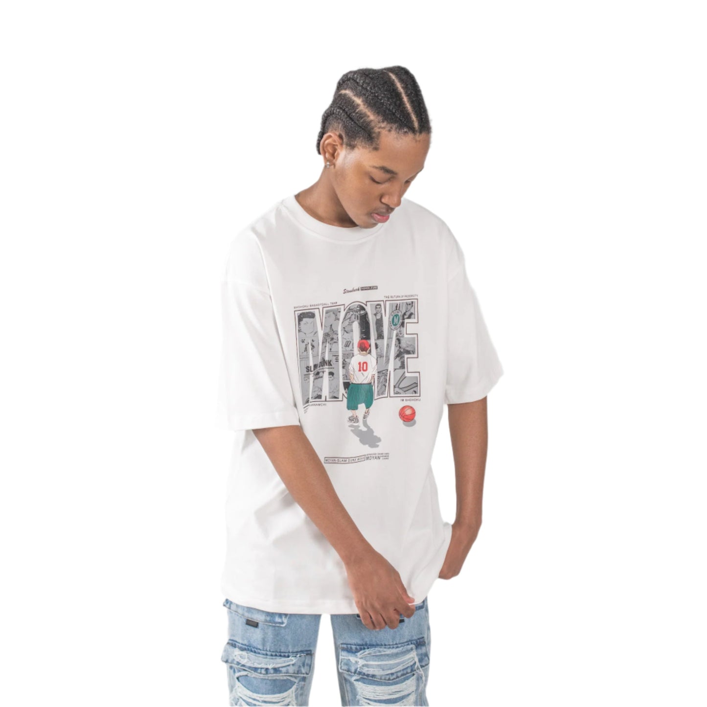 Balancr. “Move Mentality” Oversized Graphic Tee