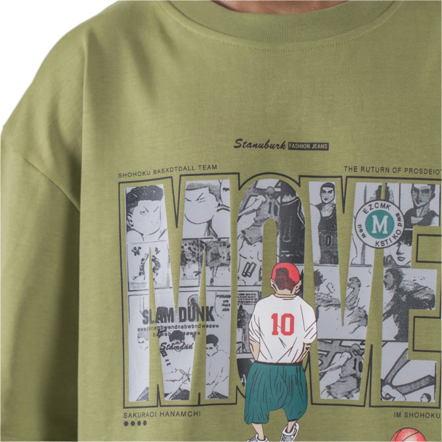 Balancr. “Move Mentality” Oversized Graphic Tee