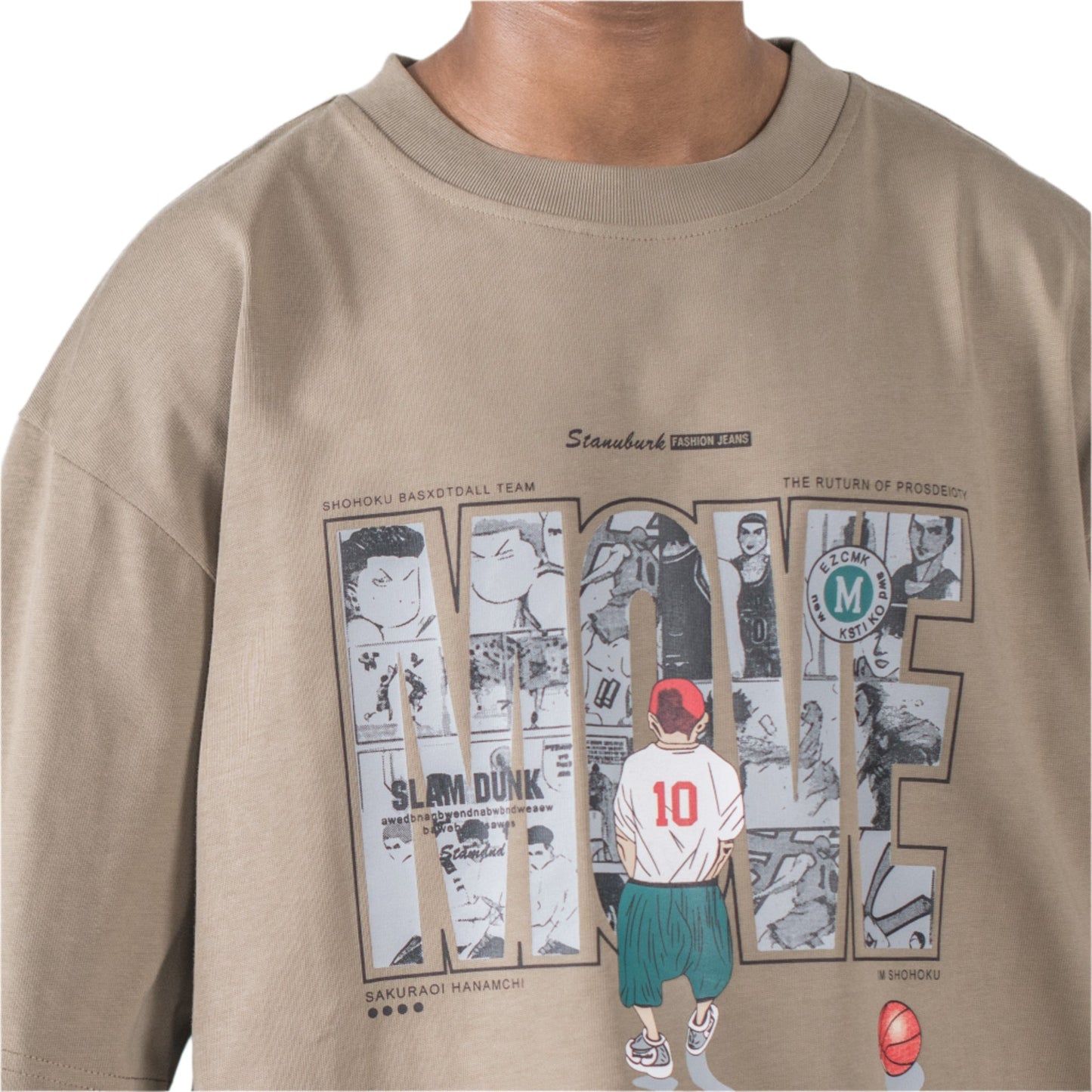 Balancr. “Move Mentality” Oversized Graphic Tee