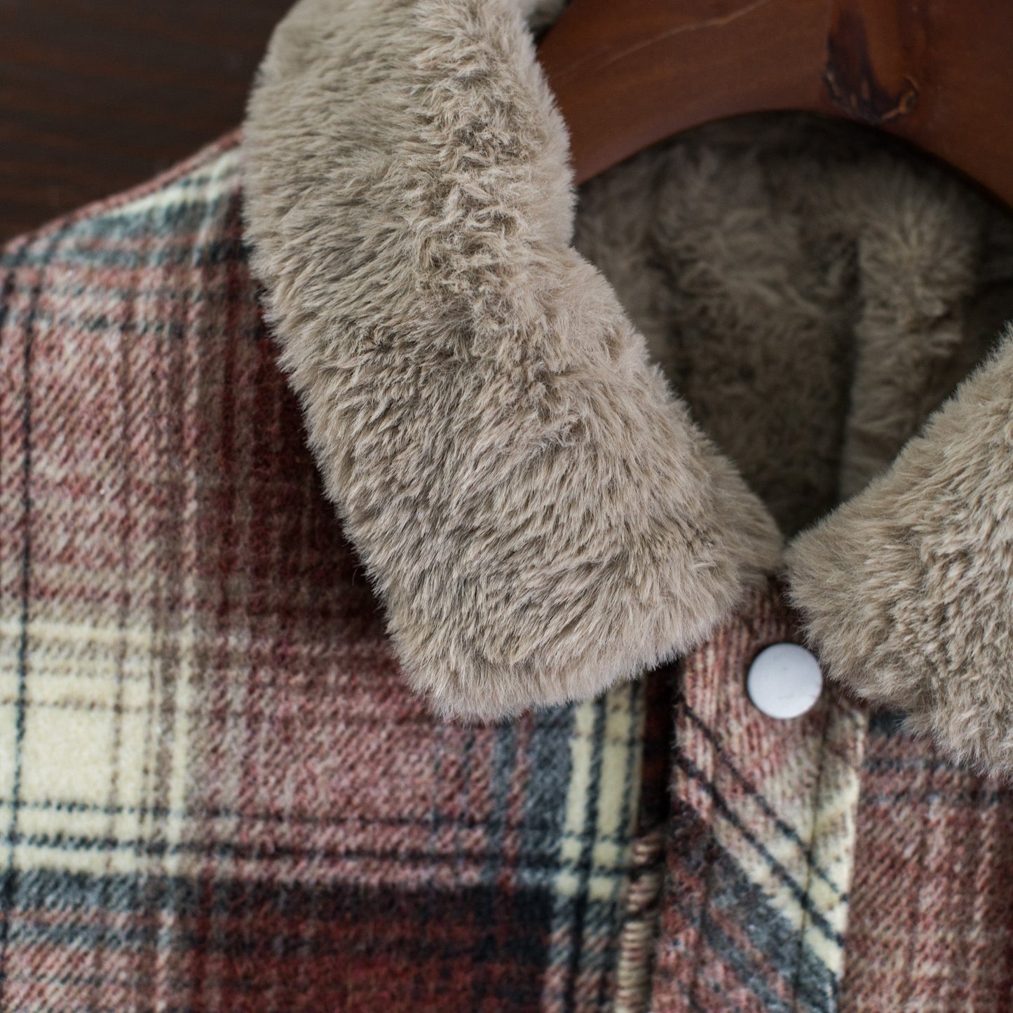 Men’s Sherpa Lined Plaid Workwear Jacket