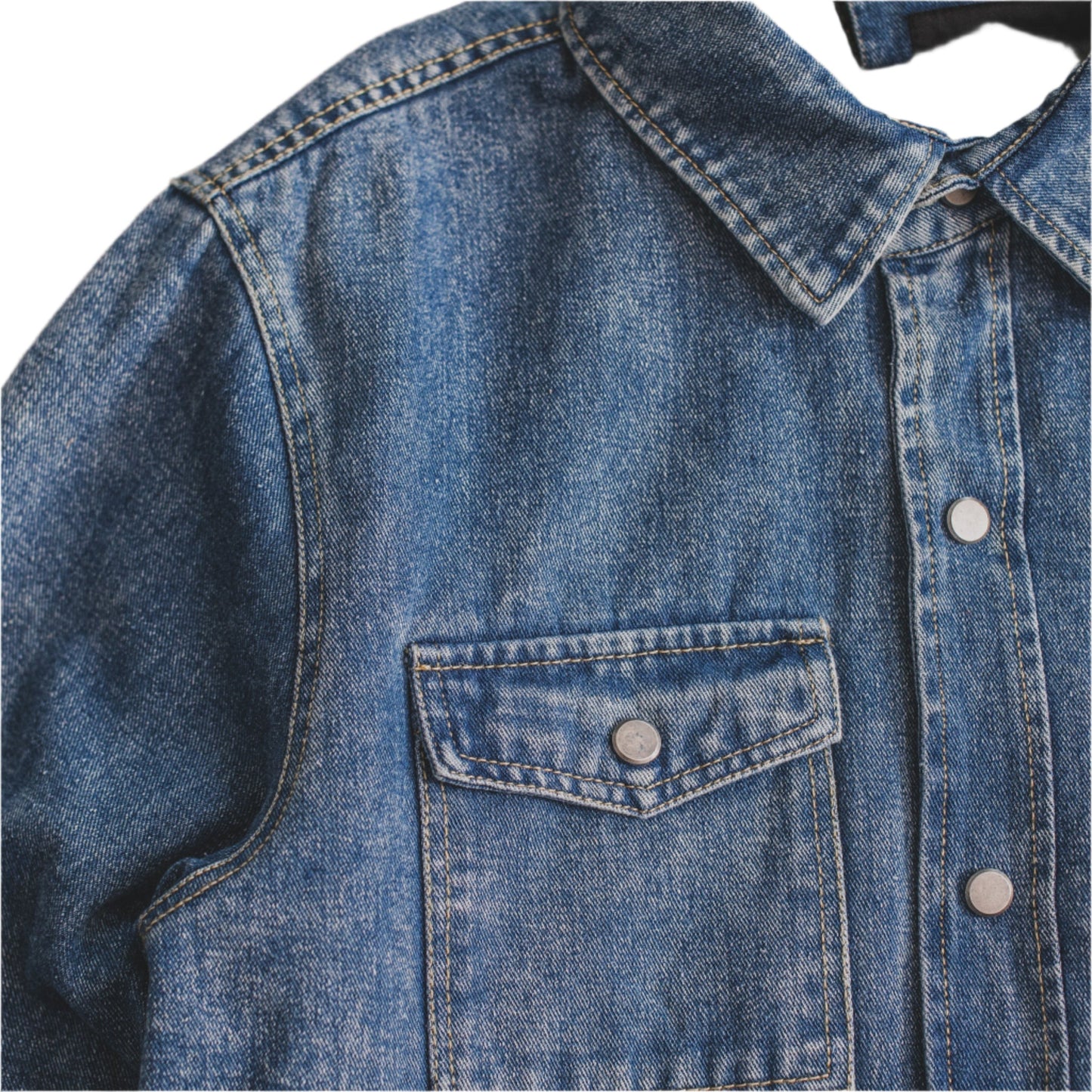 Sherpa-Lined Heritage Denim Jacket
