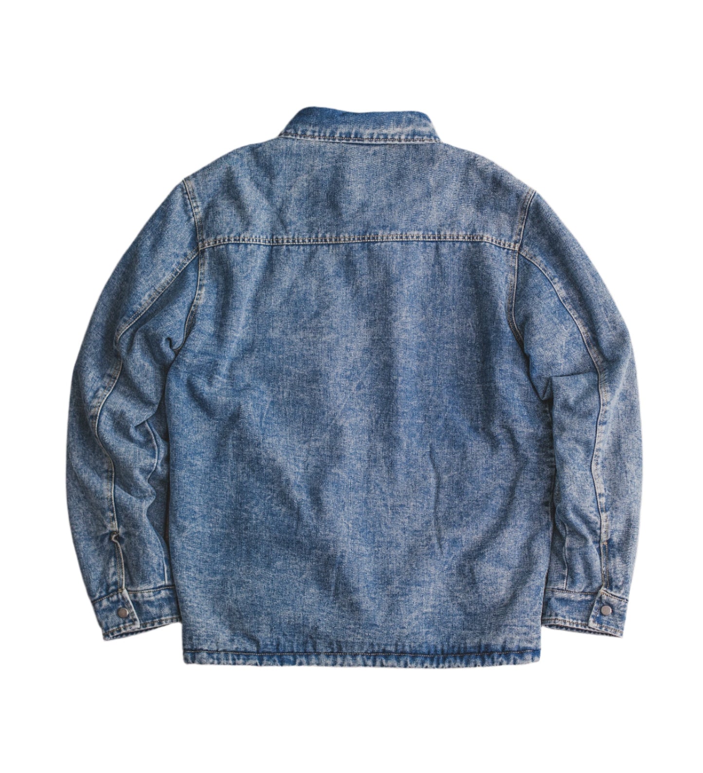 Sherpa-Lined Heritage Denim Jacket