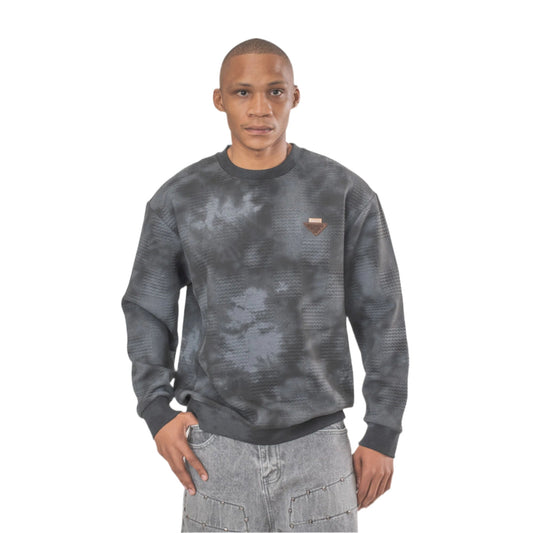 Men’s Textured Tie-Dye Sweatshirt