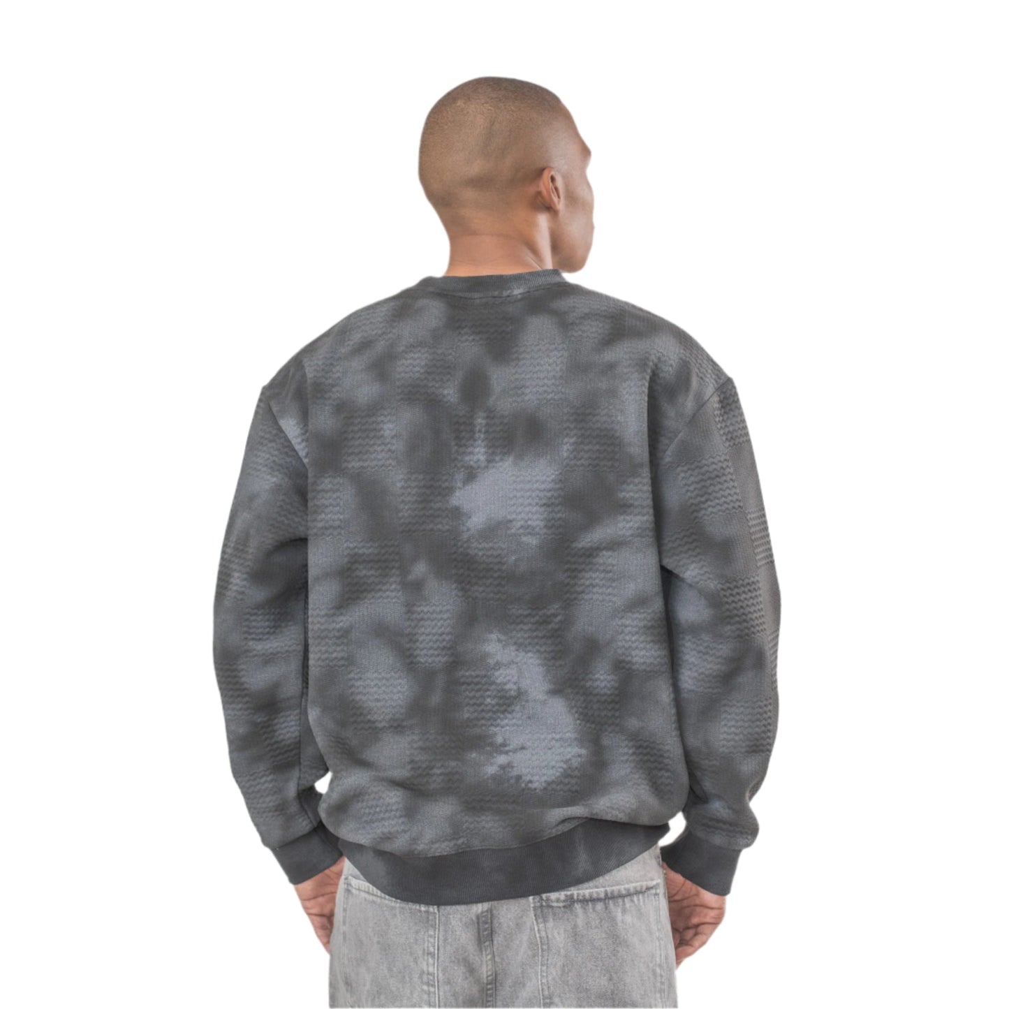 Men’s Textured Tie-Dye Sweatshirt