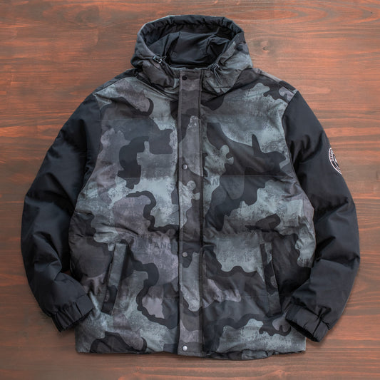 Urban Stealth Camo Puffer Jacket