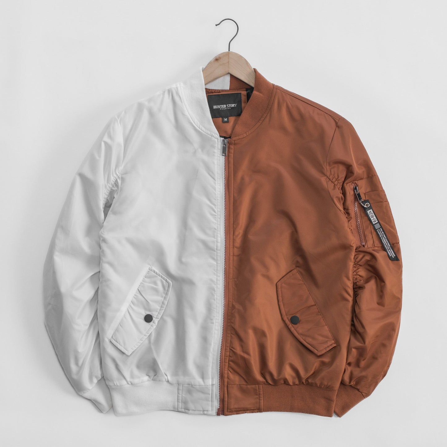 Men’s Dual-Tone Bomber Jacket 88103