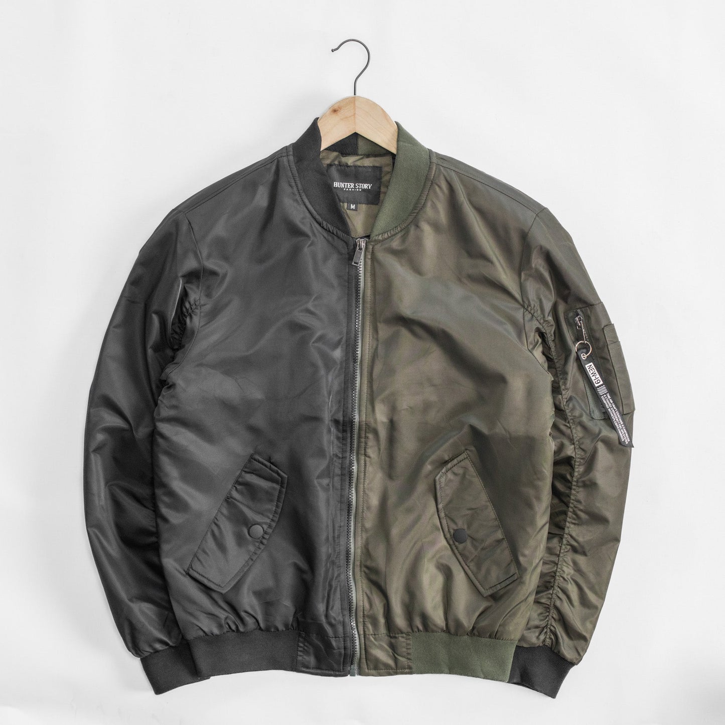 Men’s Dual-Tone Bomber Jacket 88103