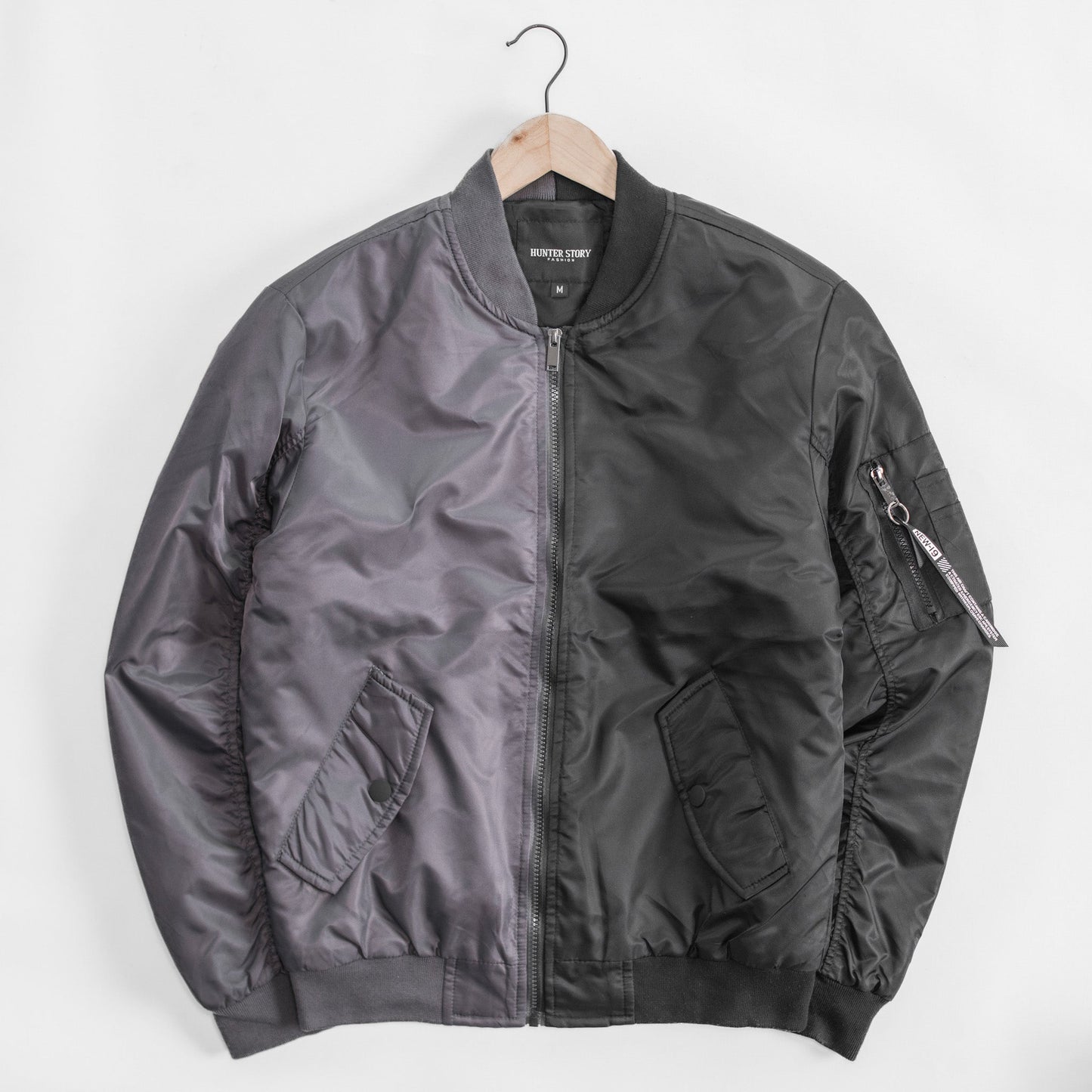 Men’s Dual-Tone Bomber Jacket 88103