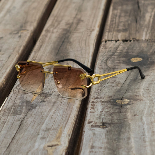 Fashion Geometric Pc Square Frameless Men's Sunglasses