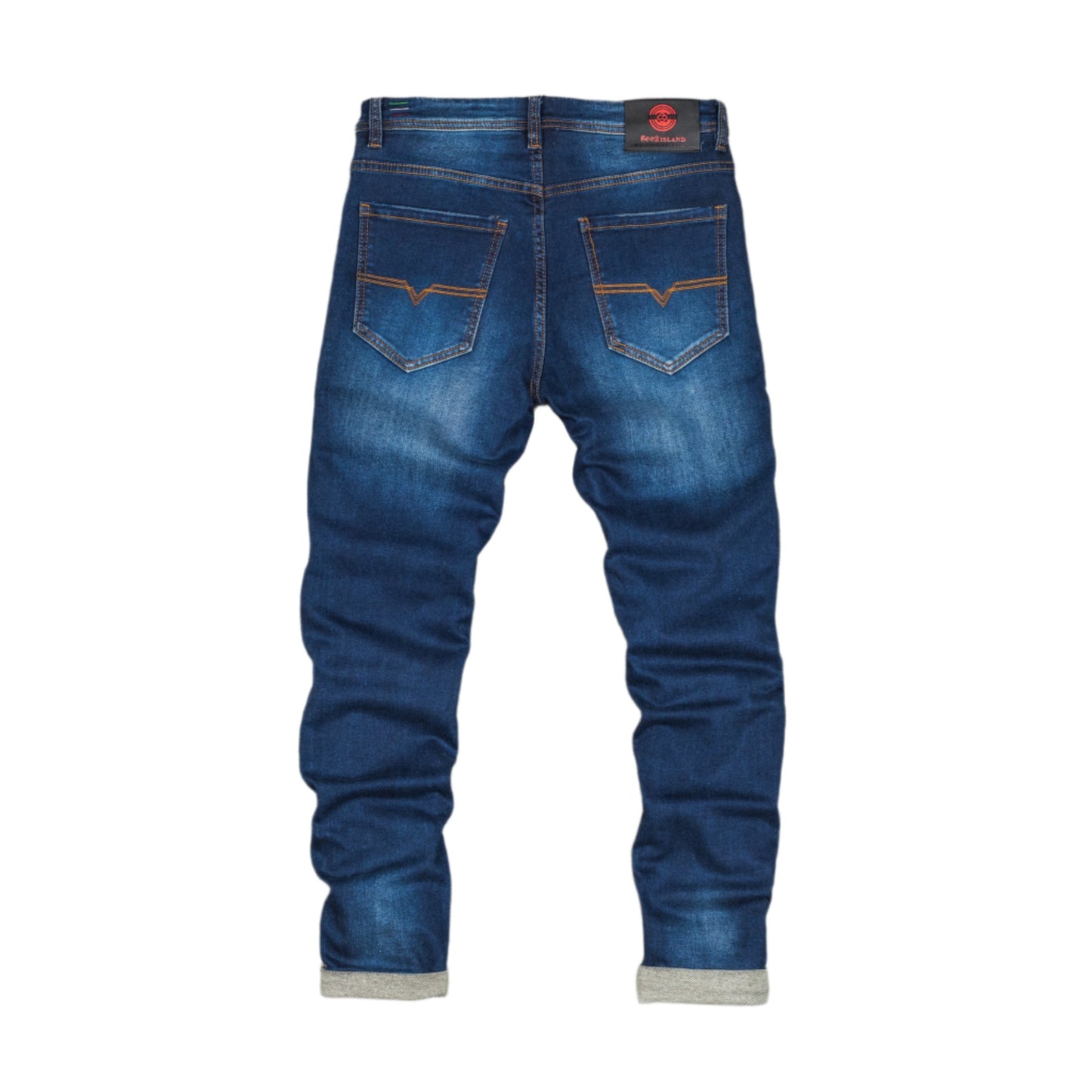 Gee2 Island Indigo Edge Distressed Denim