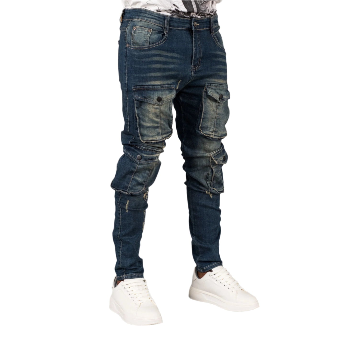 Purple Brand Vintage Cargo Denim Jeans