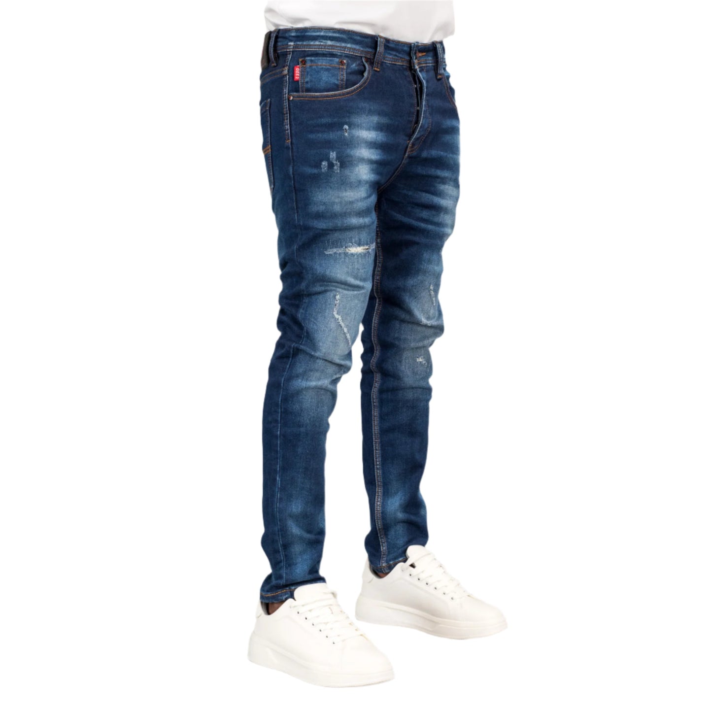 Gee2 Island Indigo Edge Distressed Denim