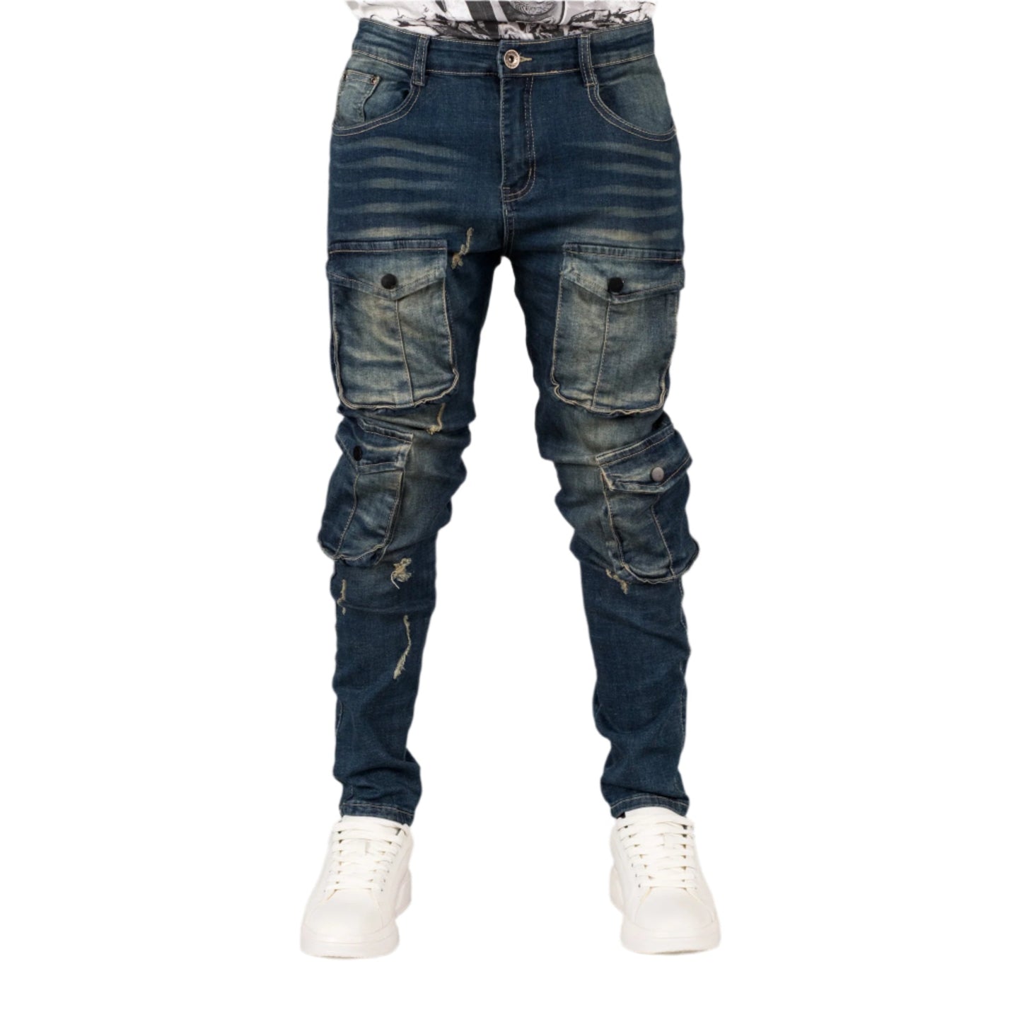 Purple Brand Vintage Cargo Denim Jeans