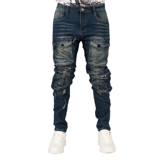 Purple Brand Vintage Cargo Denim Jeans