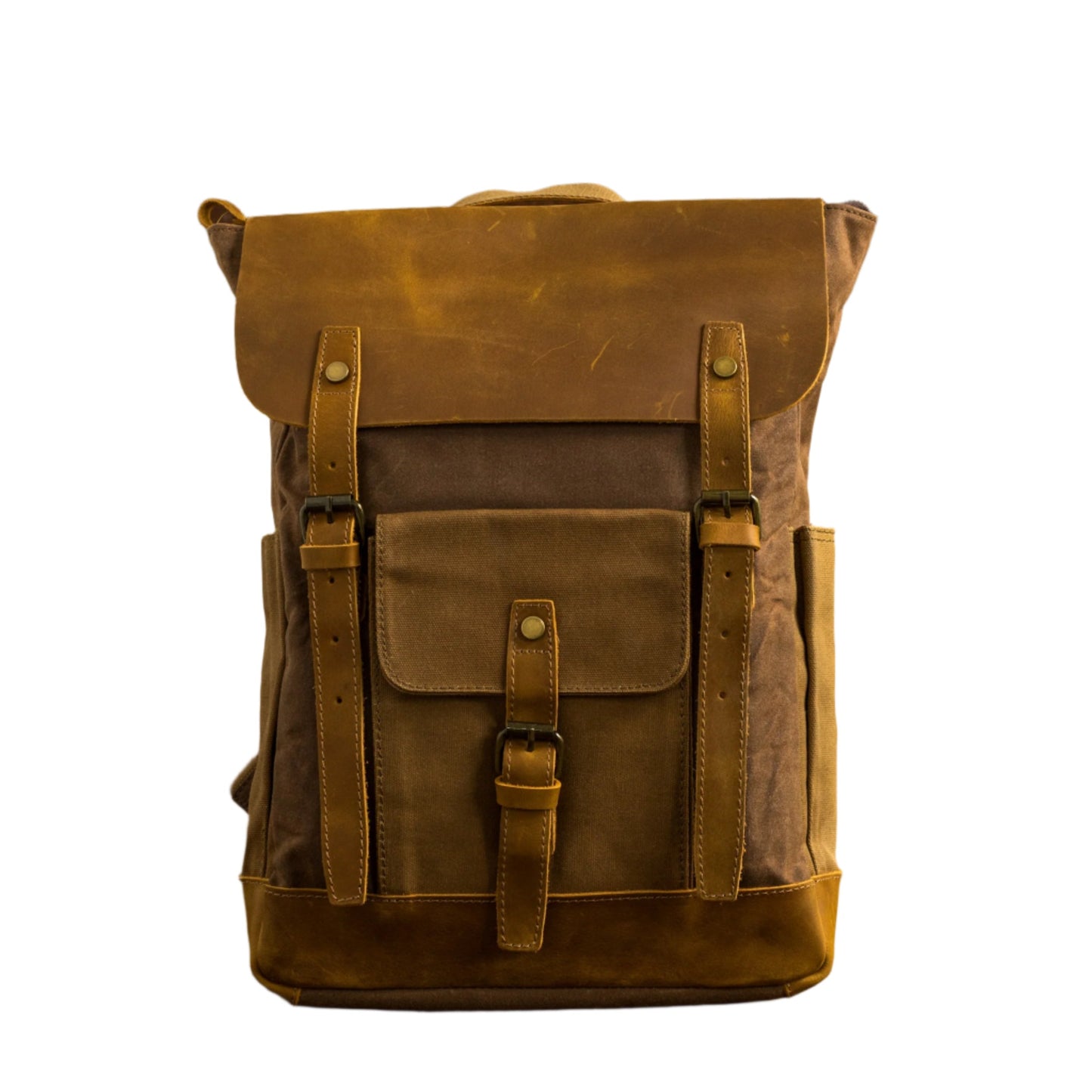 Heritage Canvas and Leather Backpack