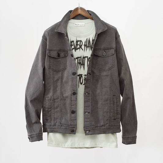 Mundo Grey Denim Jacket
