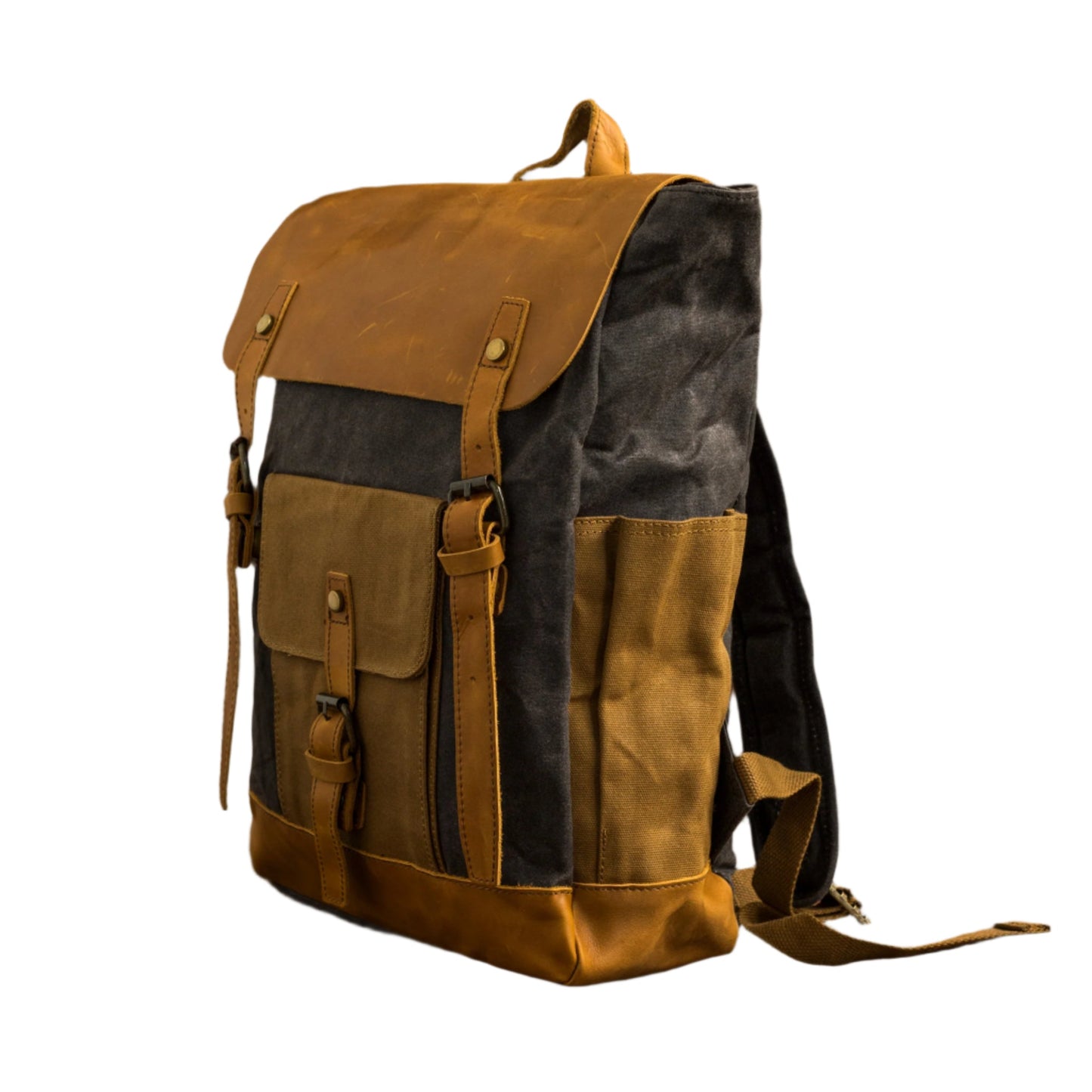 Heritage Canvas and Leather Backpack