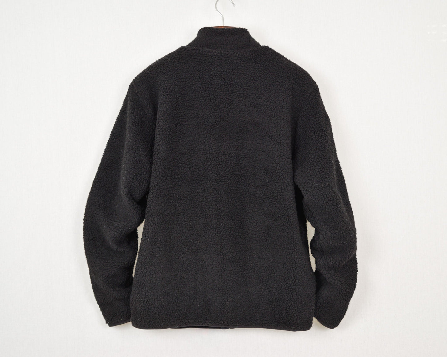 Men Pocket Front Zipper Teddy Jacket