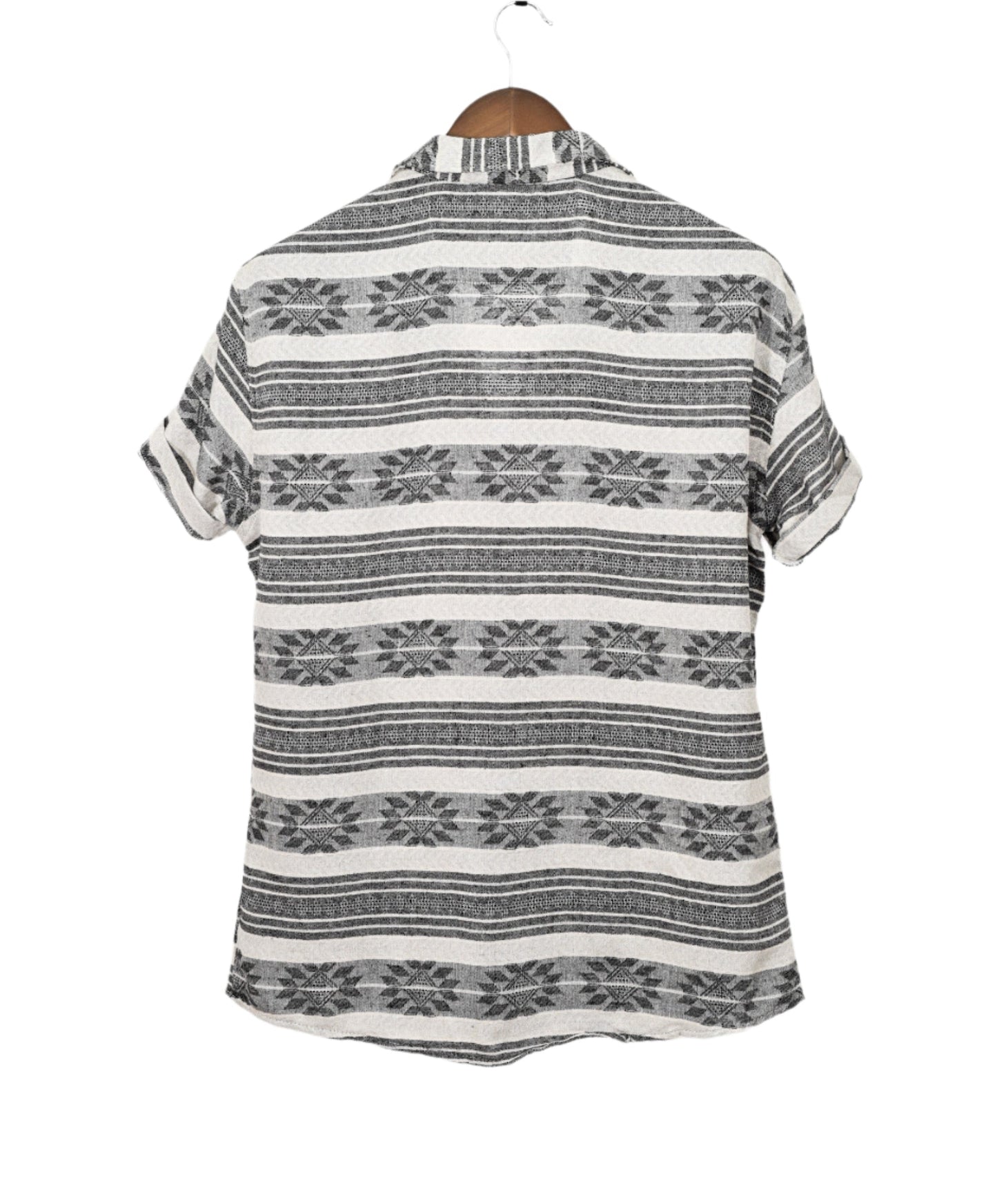 Neutral Striped Pattern Shirt ONLY