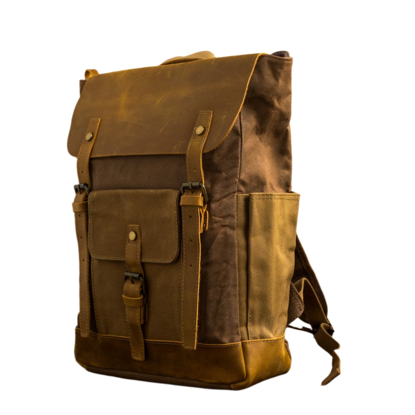 Heritage Canvas and Leather Backpack