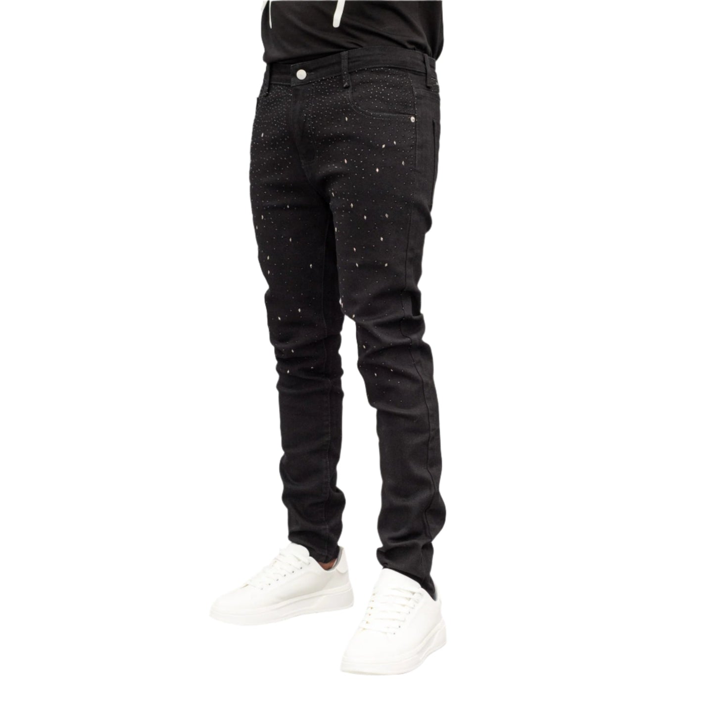 Midnight Luxe Distressed Denim