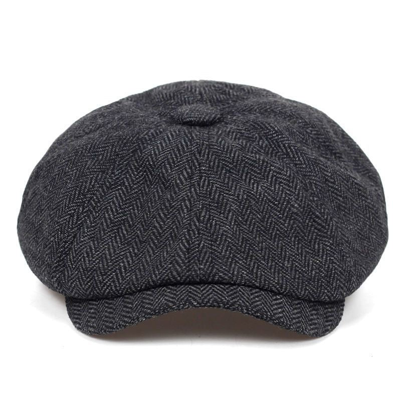 Men’s Octagonal Retro Casual Beret Hat