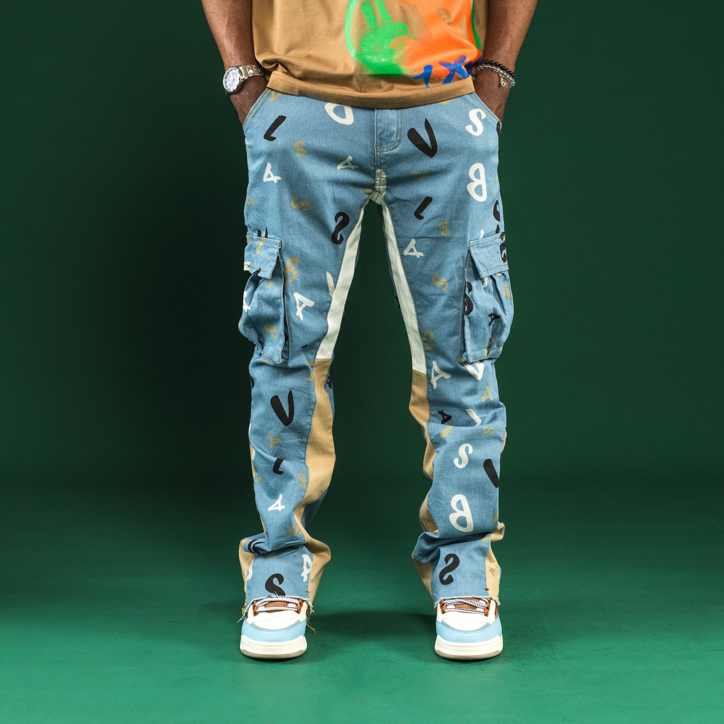 Urban Camo Multi-Pocket Cargo Pants