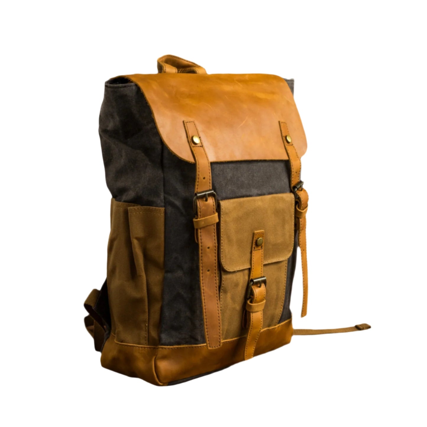 Heritage Canvas and Leather Backpack