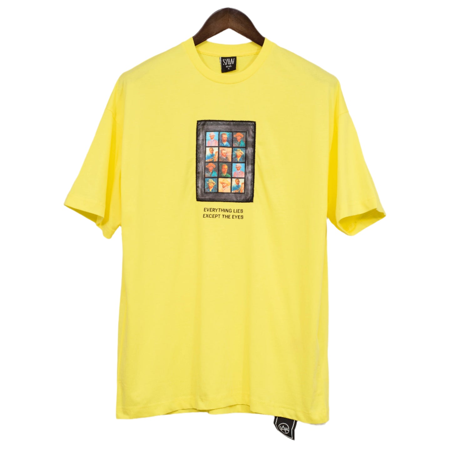 Portrait And Graphic Drop Shoulder Tees