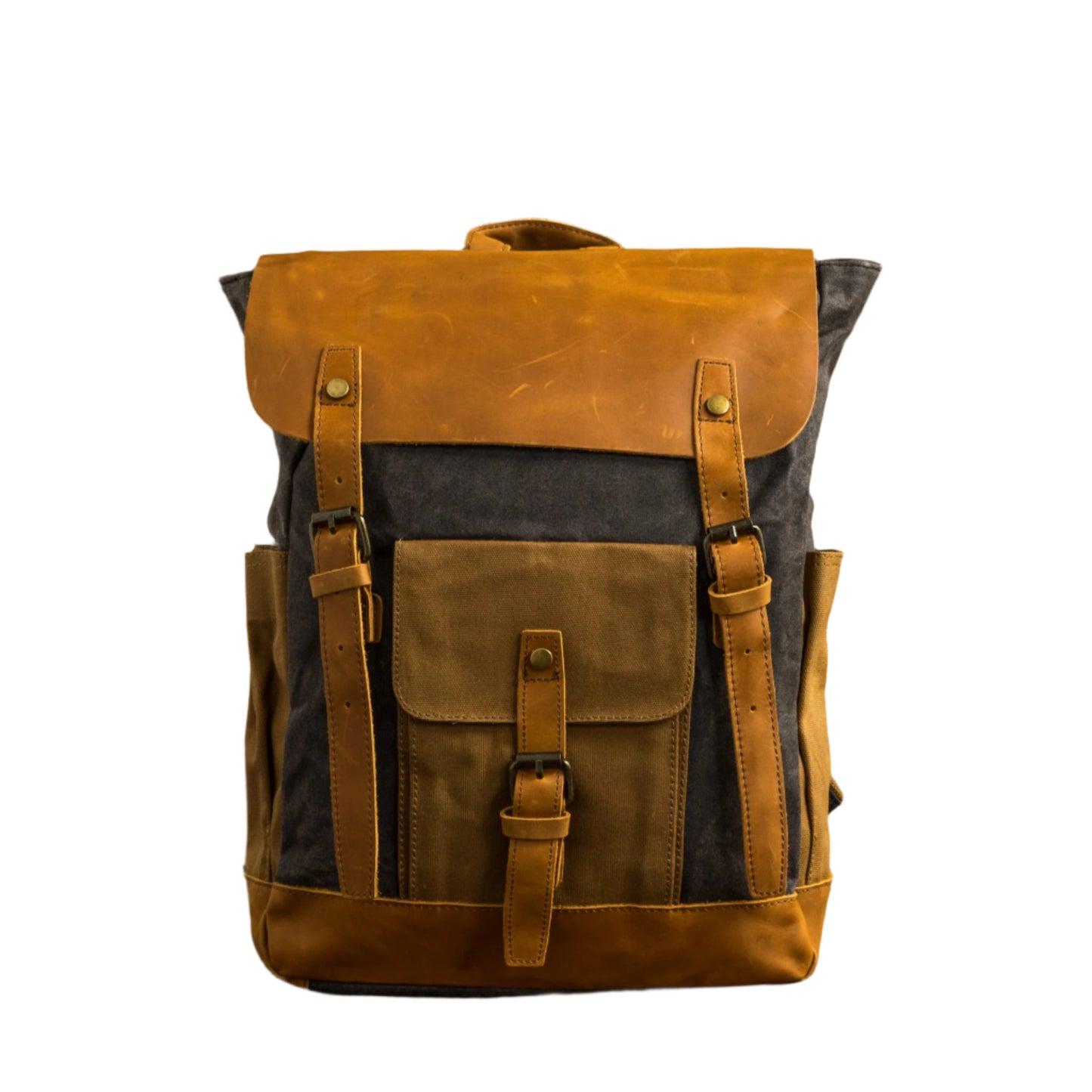 Heritage Canvas and Leather Backpack