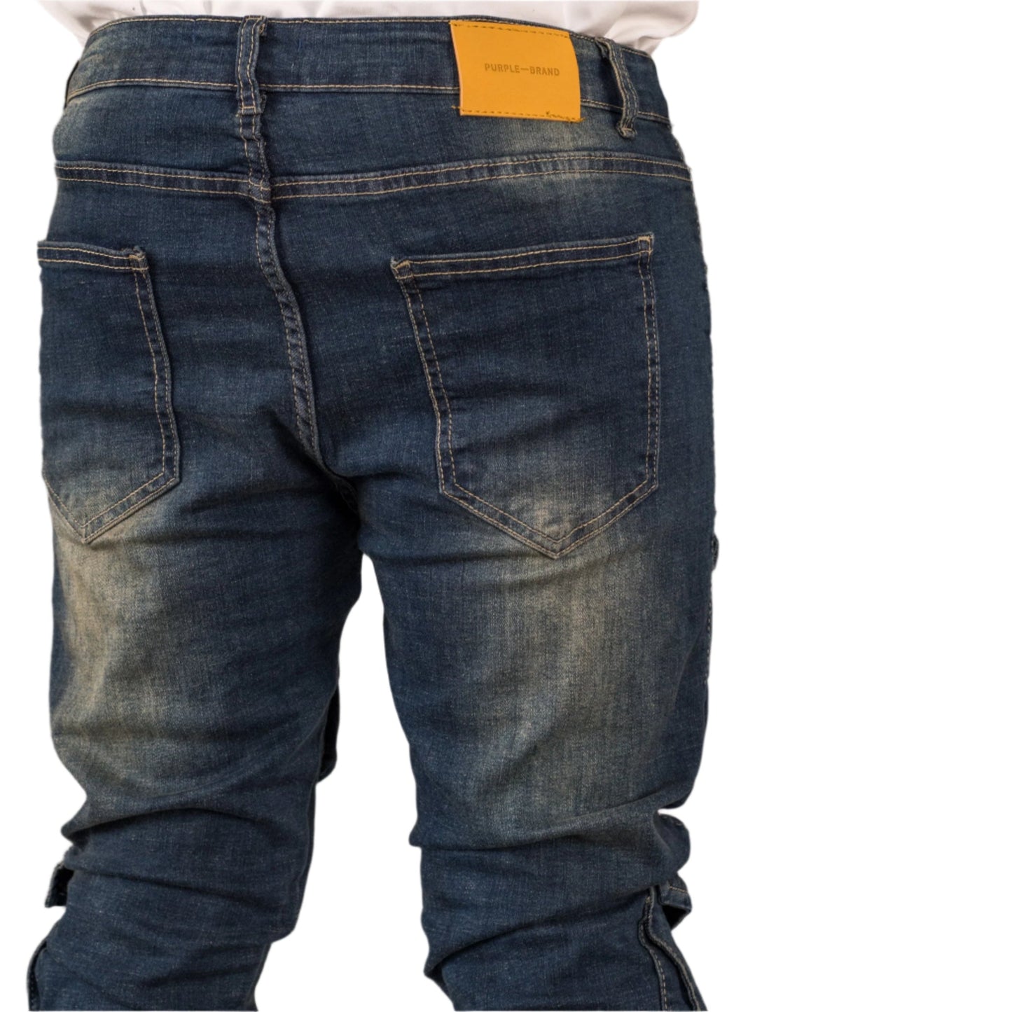 Purple Brand Vintage Cargo Denim Jeans