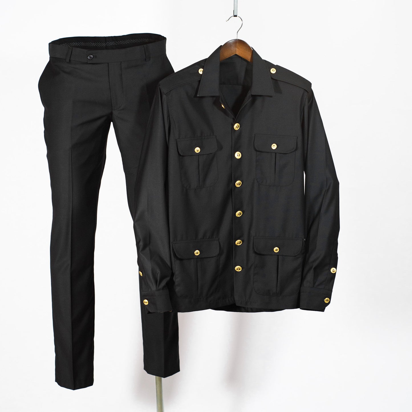 Men Safari 2 Pcs Suit
