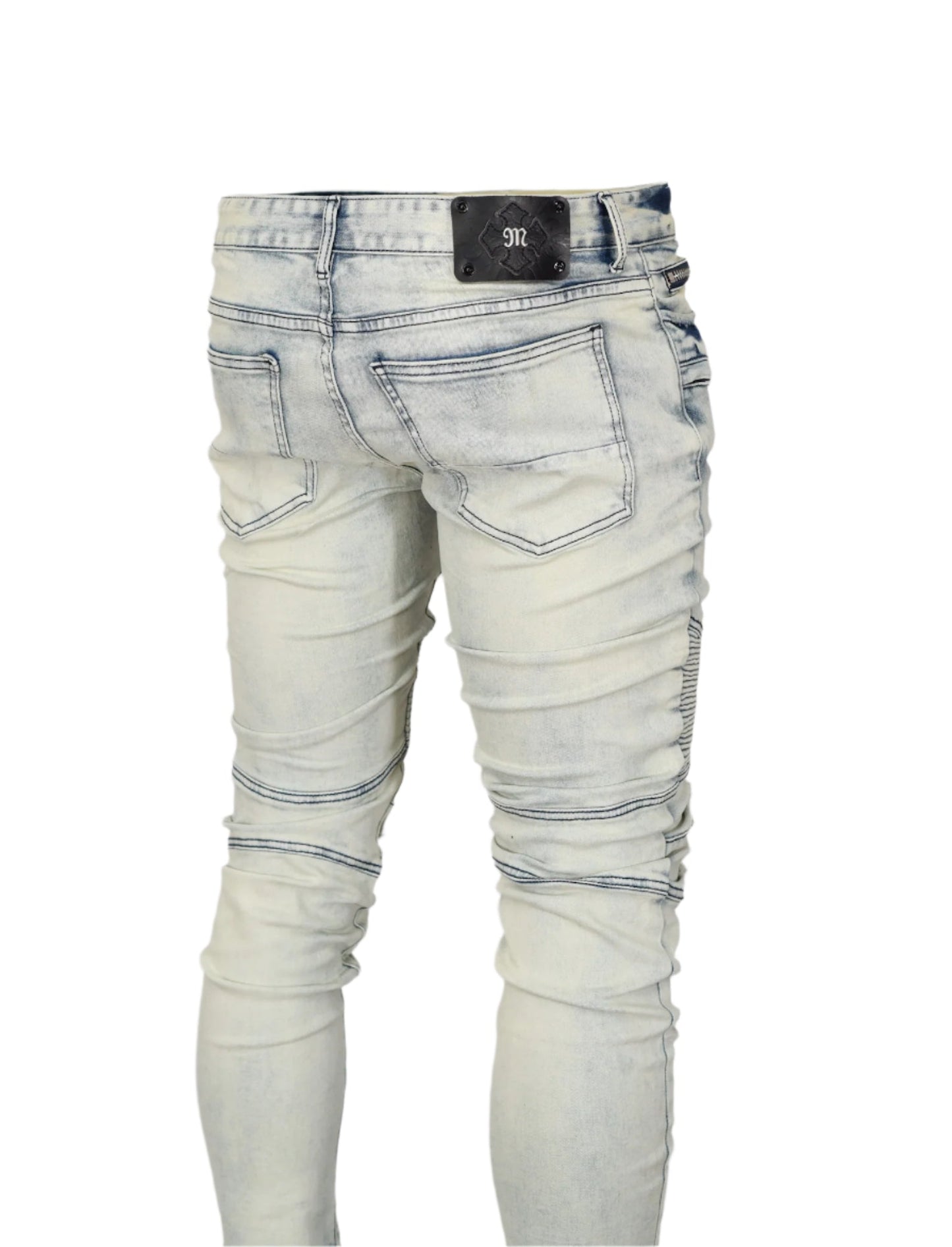 Biker Ripped Distressed Denim