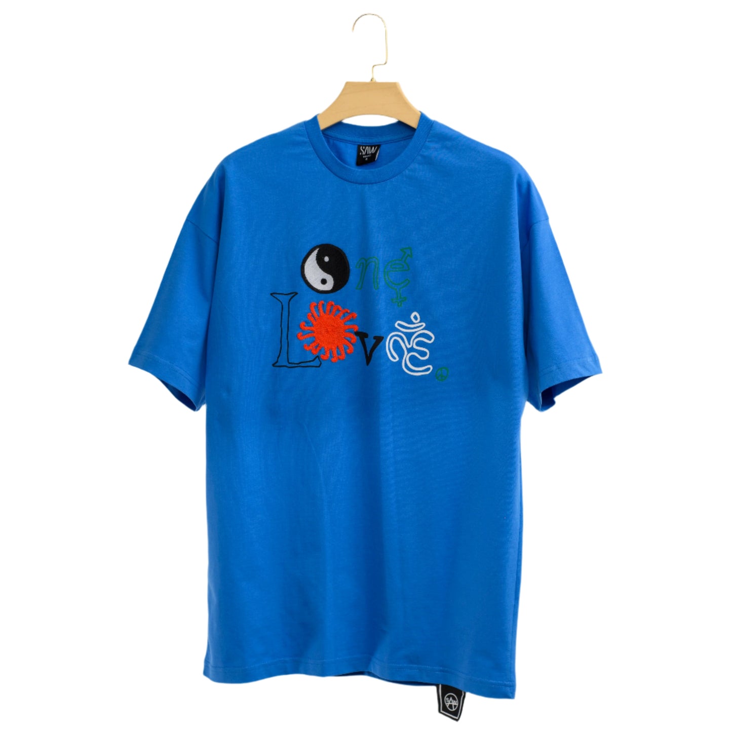 Men Letter "ONE LOVE" Graphic T-shirt