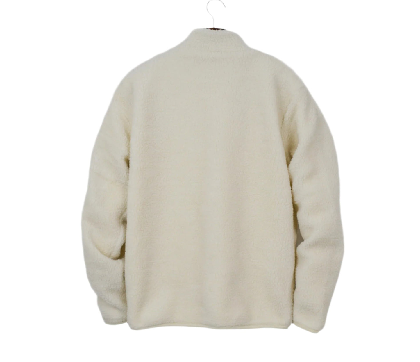 Men Pocket Front Zipper Teddy Jacket