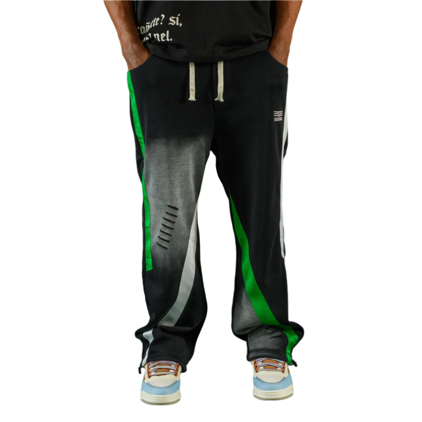 Gradient Striped Joggers ONLY