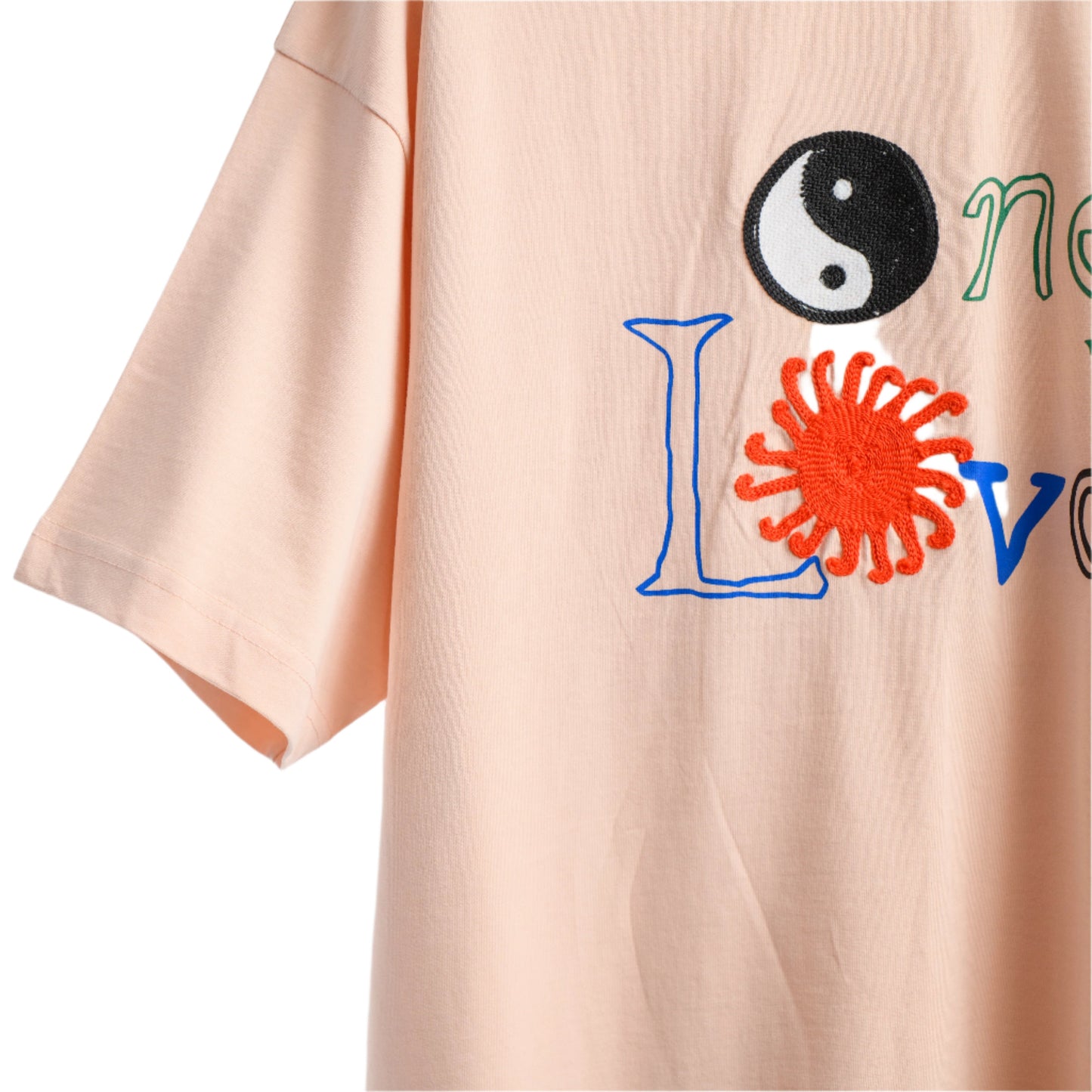 Men Letter "ONE LOVE" Graphic T-shirt