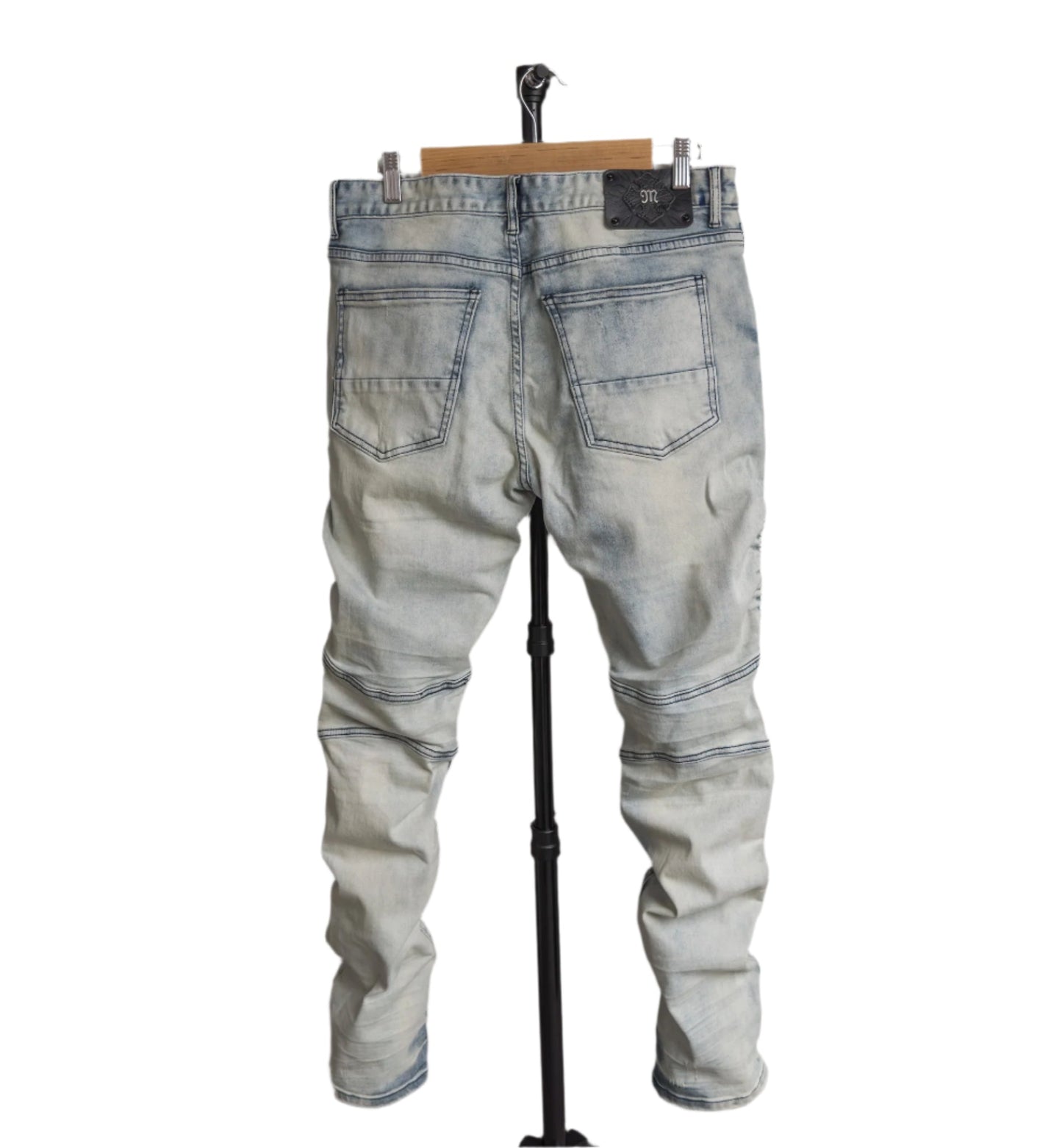 Biker Ripped Distressed Denim