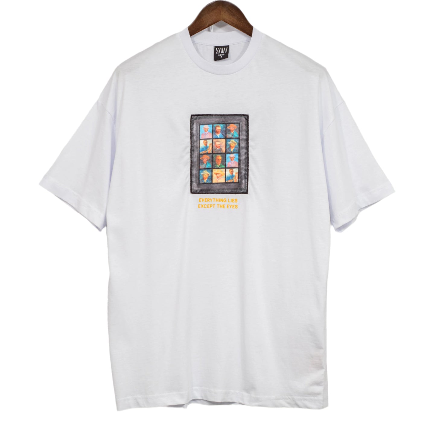 Portrait And Graphic Drop Shoulder Tees