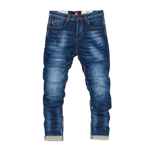 Gee2 Island Indigo Edge Distressed Denim